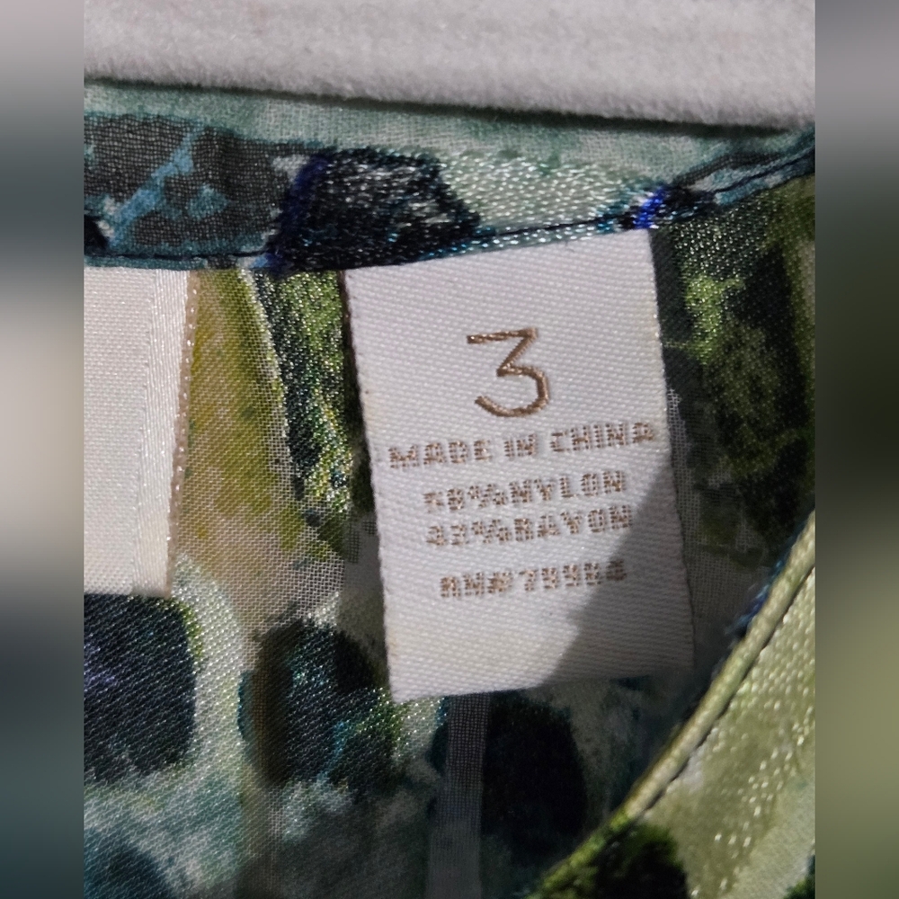 Chico's Multicolor Patterned Tunic Size 3 - image 3